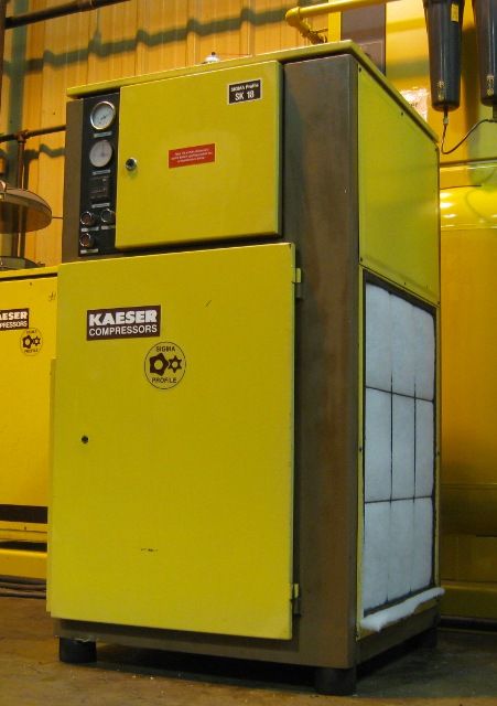 Kaeser SK18 Air Compressor 68CFM @ 110PSI 15HP 230/460V  