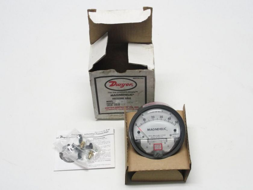 Dwyer Magnehelic 2050 BUNA Pressure Gauge 2050 2050C  