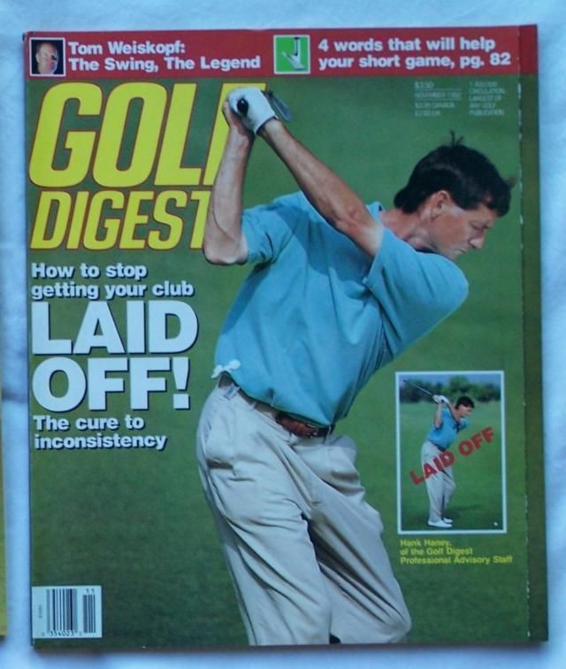 1992 GOLF DIGEST HANK HANEY 11/92  