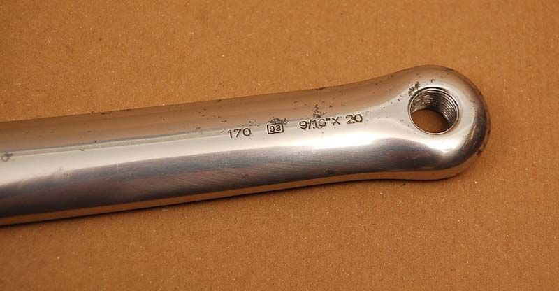 Campagnolo C Record Crankset   170 mm   used but nice  