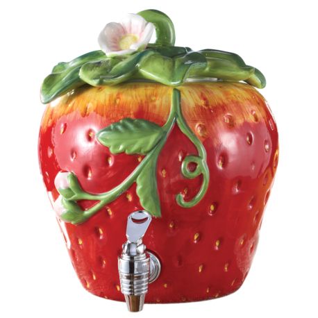 Ceramic Fruit Beverage Drink Dispenser 6 Styles, NEW  