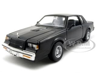 1987 BUICK REGAL BLACK 124 DIECAST MODEL CAR MOTORMAX  