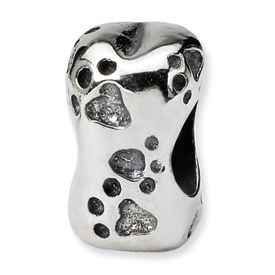 Reflections Dog Bone Bead Charm for European Bracelet  