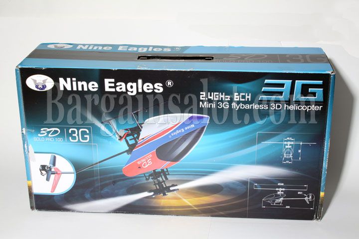   100 3G Flybarless 3D Mirco Helicopter  US Stock  