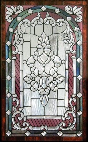 VICTORIAN STYLE STAINED GLASS WINDOW BP163E  