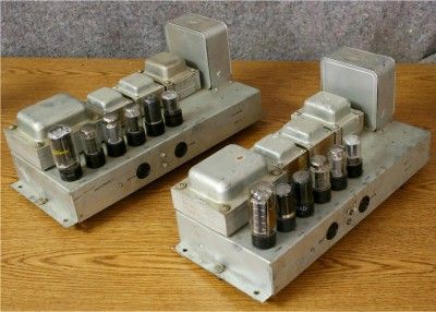 HAMMOND JENSEN TYPE H 6V6 TUBE AMPLIFIERS  2 AVAILABLE  