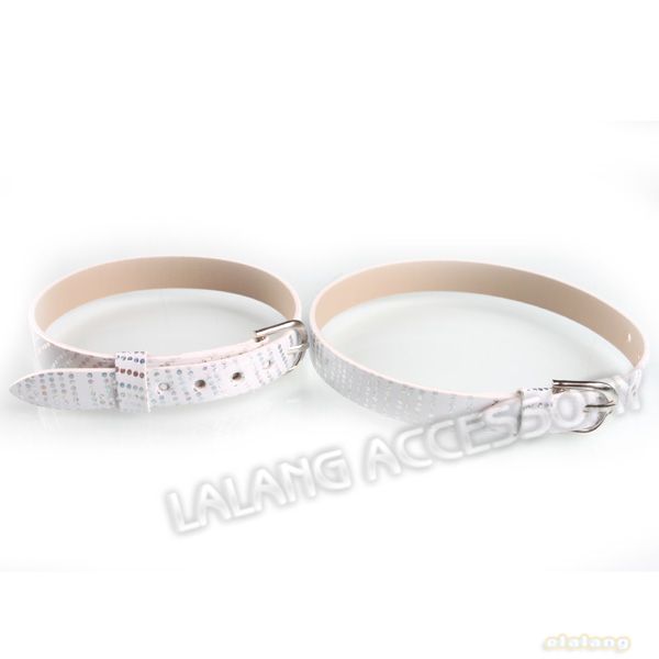 50x New White Charms Buckle Bracelets Wristband 190126  