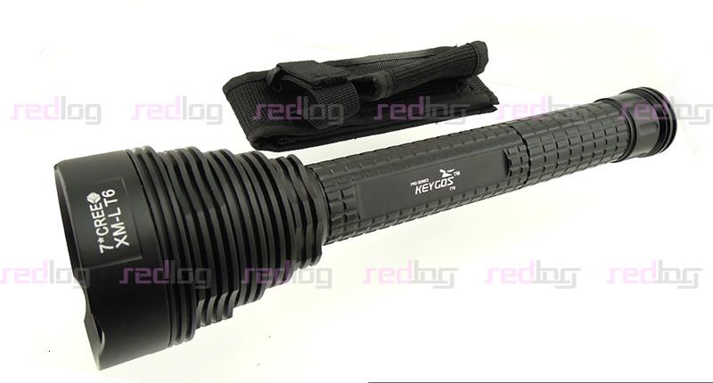 8500Lm 7x CREE XM L XML T6 LED Flashlight Torch KEYGOS +3x 26650 