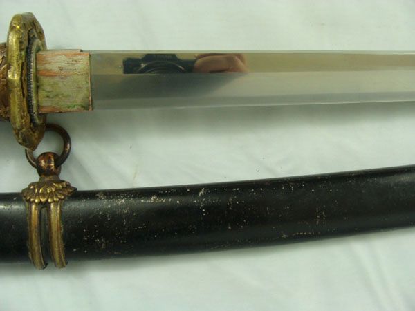 WWII Japanese Katana Navy Officer Sword  