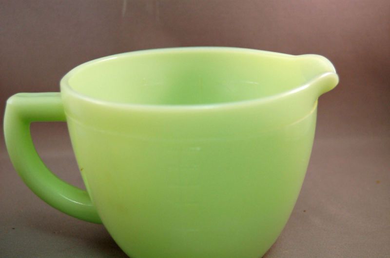 Cup Vintage Jadite Fireking/McKee Measuring Cup  