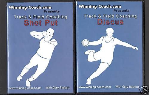 Track & Field Coaching Dvd Shot Put & Discus Throwing  