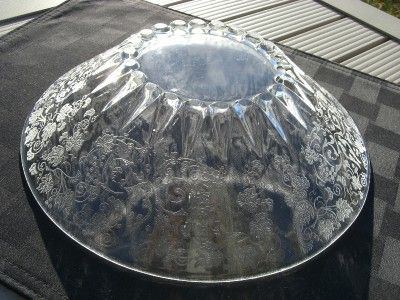   NEW MARTINSVILLE RADIANCE LINE 10 BOWL # ETCH 29 GRAPE / LEAF DESIGN