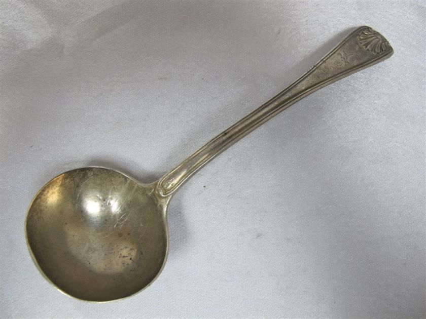 ANTIQUE SILVER LADLE GEORGE WILLIAM ADAMS LONDON 1855  