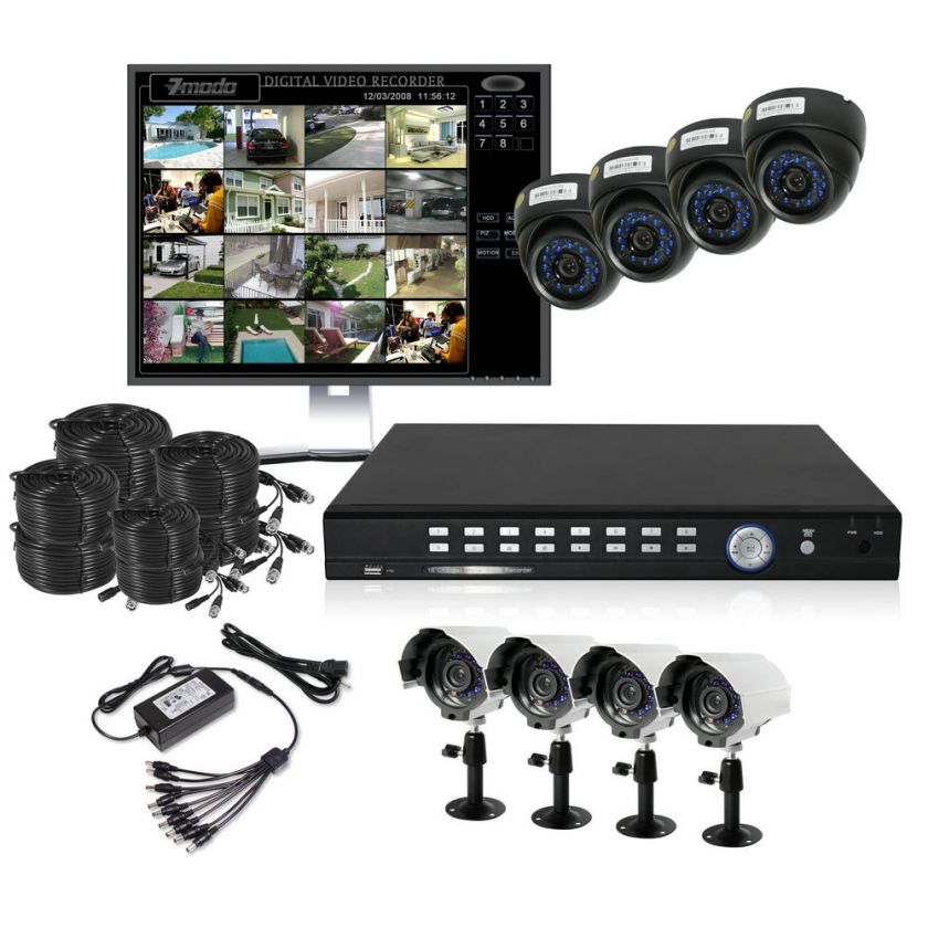 16 Channel CCTV Surveillance Security DVR Camera System  