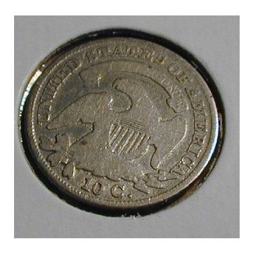 Liberty Capped Bust Dime 1830.GradeGood+.*Problemcleaned;light 