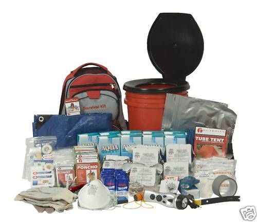 10 Person Emergency Disaster Survival Preparedness Kit  