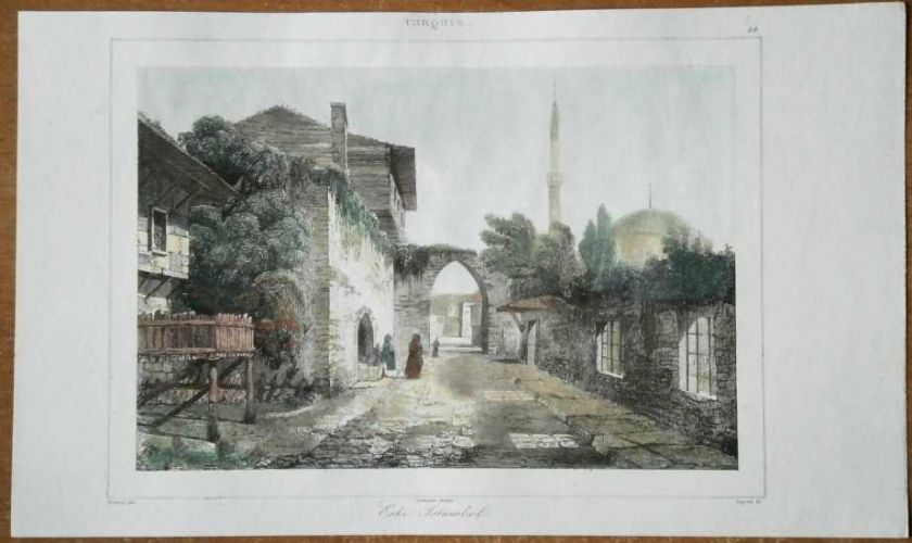 1840 print OLD ISTANBUL, TURKEY (#66)  