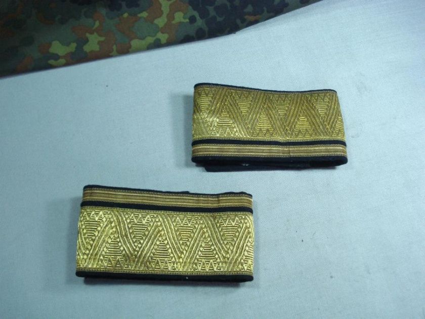 WWII GERMAN ALLY GENERAL GOLD UNIFORM SLEEVE CUFF BANDS  