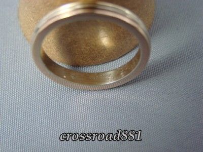   Trinity Eternity Ring Yellow, Rose, and White Gold Size 51 in Great