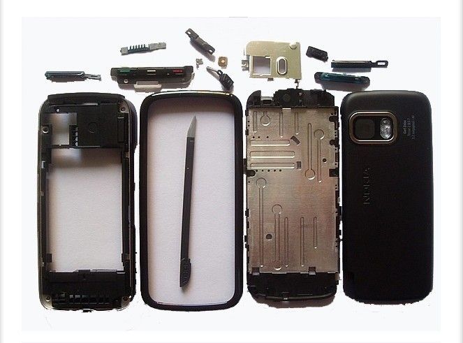 New Full Housing Cover+Keypad For Nokia 5800 Black + T6  