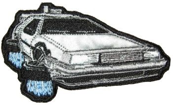 Back to the Future 2 Flying Delorean Embroidered Patch  