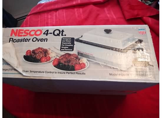 NESCO 4 QT. ROASTER OVEN 4104 04  