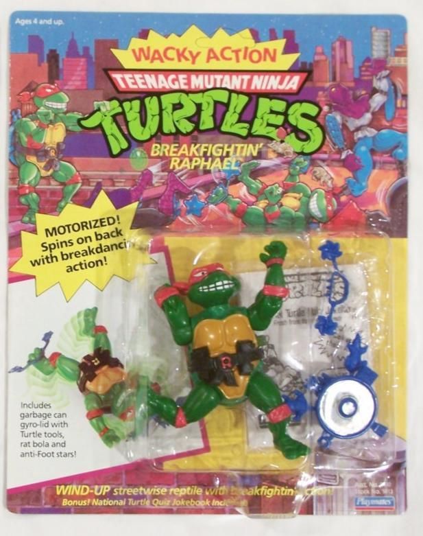 1989 TMNT BREAKFIGHTIN RAPHAEL MOC  