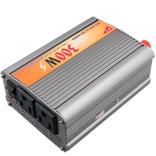 New Car 300W DC 12V To AC 220V Power Inverter Adapter  