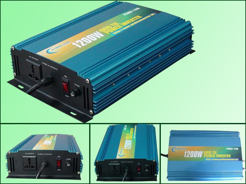 1200W GRID TIE POWER INVERTER DC 28V 52V,AC 190V 240V  