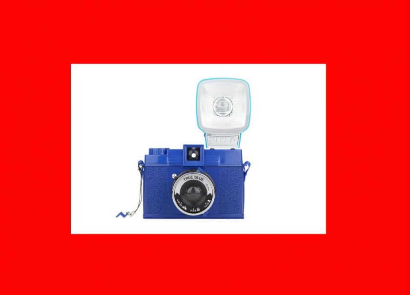   DIANA F+ TRUE BLUE CAMERA 120MM FILM LOMOGRAPHY FLASH MEDIUM FORMAT