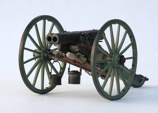 Model Shipways Double Barrel Cannon 116 Scale Us Civil War Model Kit 