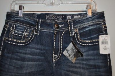 Womens Miss Me Jeans Sunny Skinny Jeans JD1034S4 Size 30  