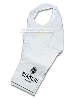 BIANCHI MILANO LEGEND BIB SHORTS  WHITE L/4  