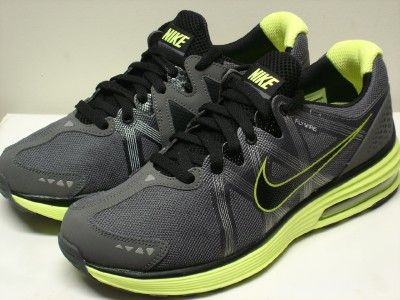 NIKE LUNARMAX+ LUNARMX+ GREY VOLT BLACK SZ 11.5  