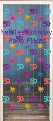 Happy 50th Golden Wedding Anniversary 9 Letter Banner  