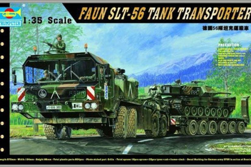 Trumpeter 135 Faun Elephant SLT 56 Panzer Transporter  