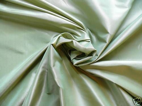 HiEND 100%SILK TAFFETA MINT FRESH GREEN wPINK BTY  