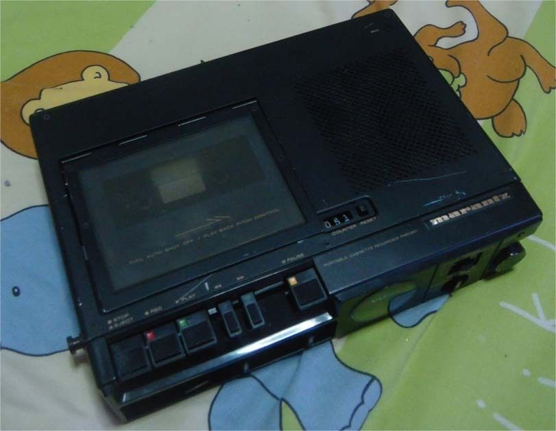 MARANTZ PORTABLE CASSETTE TAPE RECORDER ** PMD201** MADE IN JAPAN 