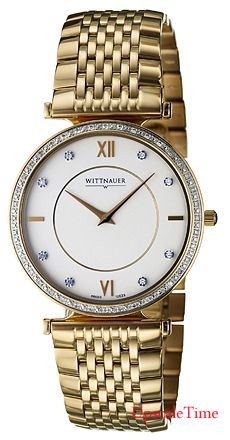 Wittnauer 12E23 Stratford Light Champagne Dial Stainless Steel Yellow 