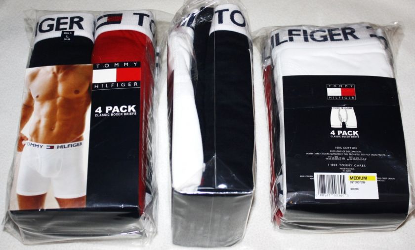 TOMMY HILFIGER boxer briefs 4 PACK size S M L XL  