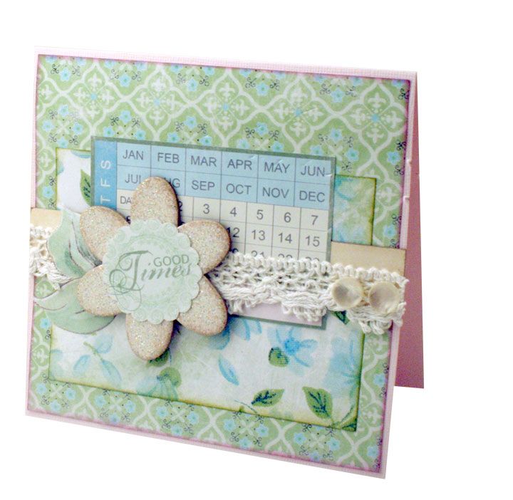 Melissa Frances Clear Stamps NUMBERS & FRAMES Calendar  