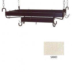 30 French Hanging Pot Rack  12 Hooks Sand   by Grace  