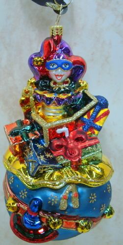 RADKO Parade Charade ORNAMENT Beads MARDI GRAS 1010017  