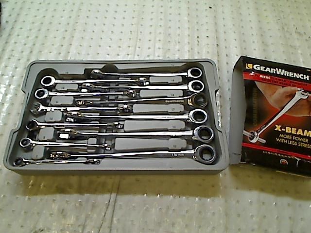 GearWrench 85888 12 Piece Set Metric X Beam Combination Ratcheting 