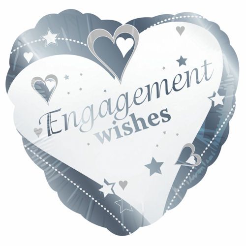 Foil Balloon 18 Celebration Big Day Event Message Engagement Wishes 