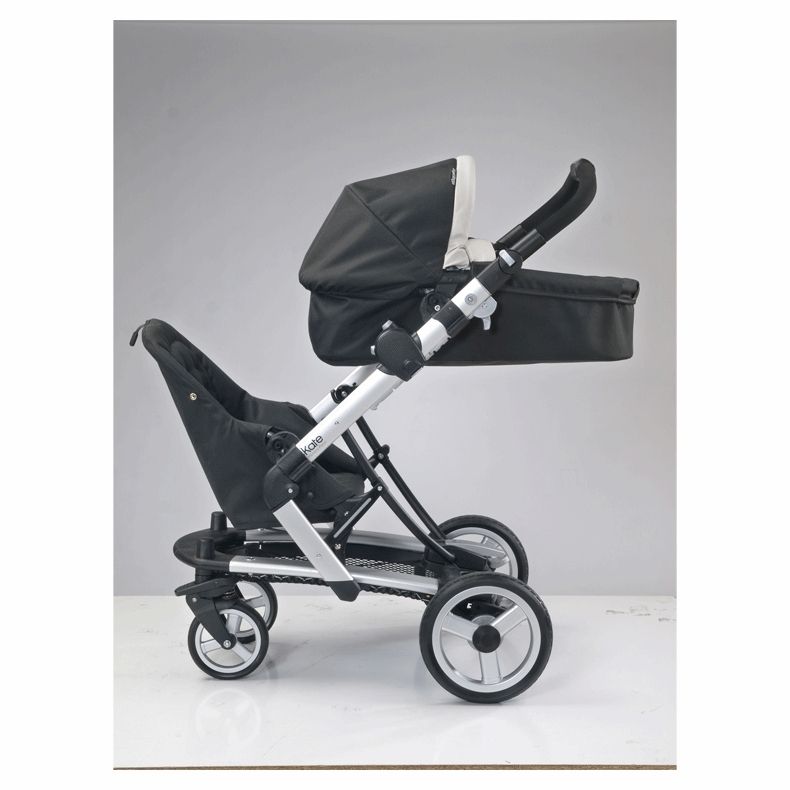 Peg Perego Skate REVERSIBLE Stroller Bassinet BLACK NEW  