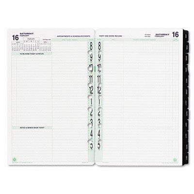   Dated Two page per day Organizer Refill, Jan. dec., 5 1/2 X 8 1/2