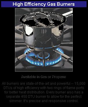   30 STAINLESS DUEL FUEL GAS RANGE @  $6,299 LIST   