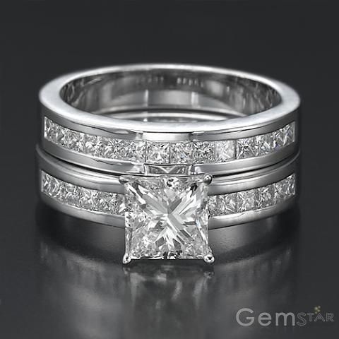 CARAT PRINCESS CUT DIAMOND SOLITAIRE RING  