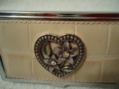   BRIGHTON CREDIT ID BUSINESS CARD HOLDER CASE HIDES 2 CONDOMS )  